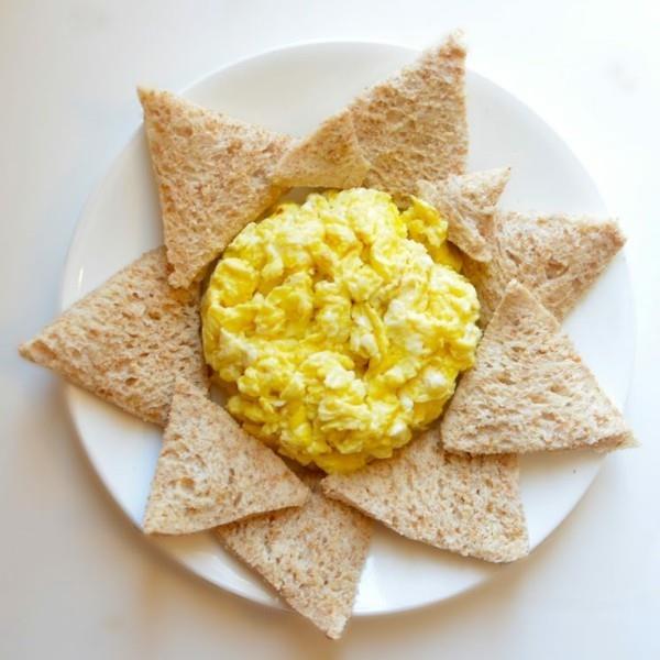 Υγιεινές ιδέες για πρωινό για παιδιά Ομελέτα με ψωμί
