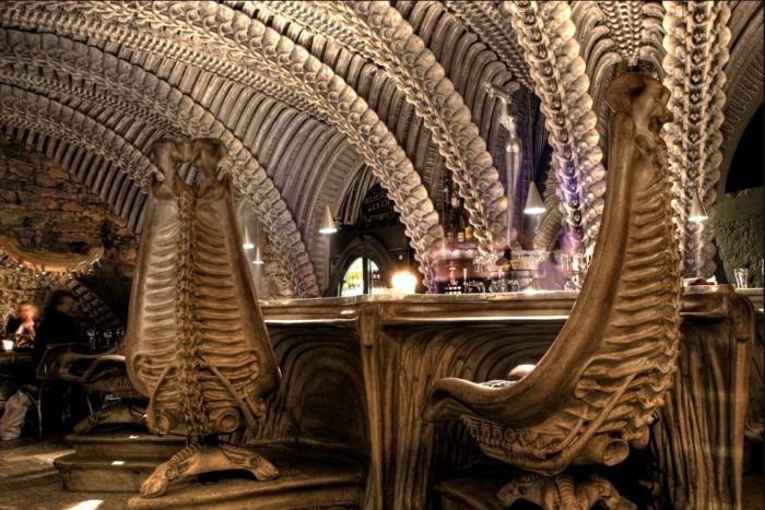 Μουσείο Giger alien fragment giger bar