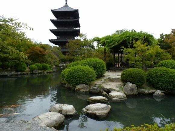 Τοπίο Ginkgo Tree Buddhist Temple Water Source