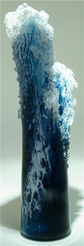 Γυάλινα θαλάσσια διακοσμητικά βάζα τέχνης Marsha Blaker Paul DeSomma