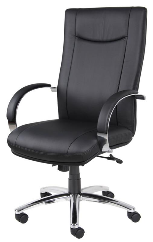 Φτηνές καρέκλες γραφείου και πολυθρόνες μαύρο δέρμα γραφείου