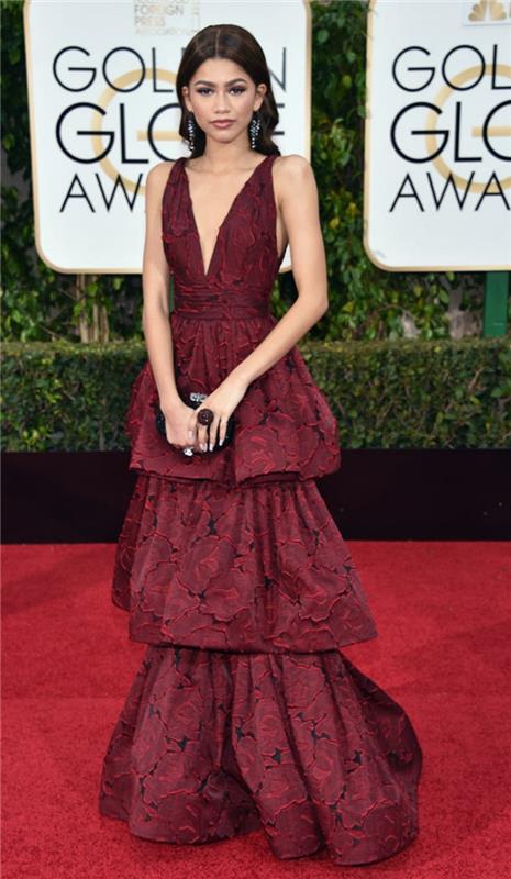 Χρυσές Σφαίρες 2016 βραδινά φορέματα μακριά zendaya