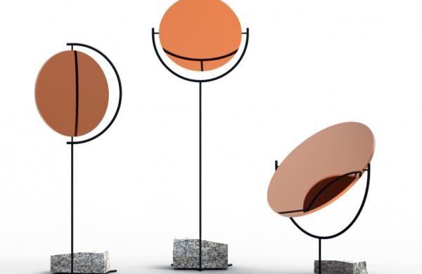 Grandiose Designer Festival λεπτομέρειες λαμπτήρες δαπέδου καθρέφτη πέτρα