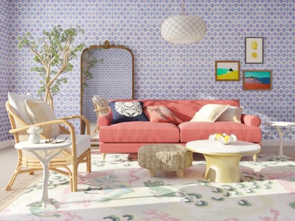 Grandmillennial Style - Ρίχνουμε μια προσεκτική ματιά στο σαλόνι Granny Chic ζωντανό και πολύχρωμο