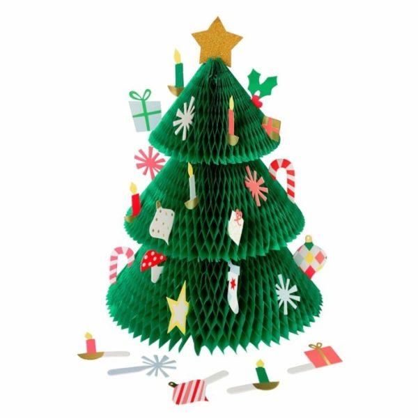 Φτιάξτε μόνοι σας ένα μεγάλο χριστουγεννιάτικο δέντρο origami από χαρτί