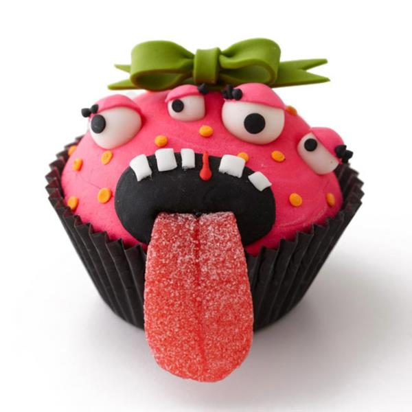 Τρομακτικά muffins που ψήνουν αποκριάτικες επιδόρπιο cupcakes ιδέες