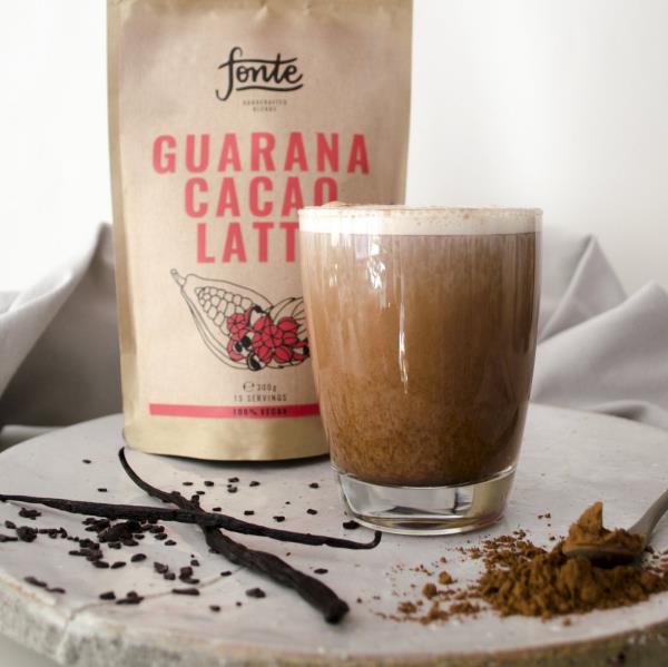 Το κακάο latte Guarana έχει εξαιρετική γεύση και είναι μια απαλή εναλλακτική λύση για τον καφέ