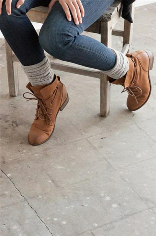 Μποτάκια αστράγαλο γυναικεία μόδα καφέ μόδα παπούτσια ιταλικά παπούτσια μόδα grunge