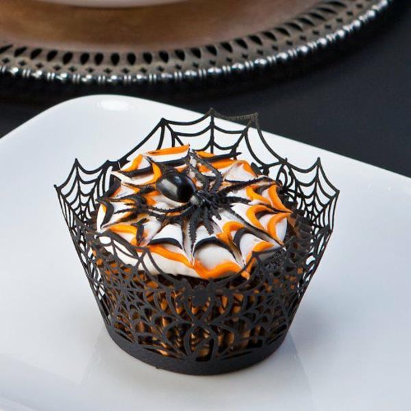 Συνταγές για αποκριάτικα πάρτι horror muffins spider cupcakes συνταγή