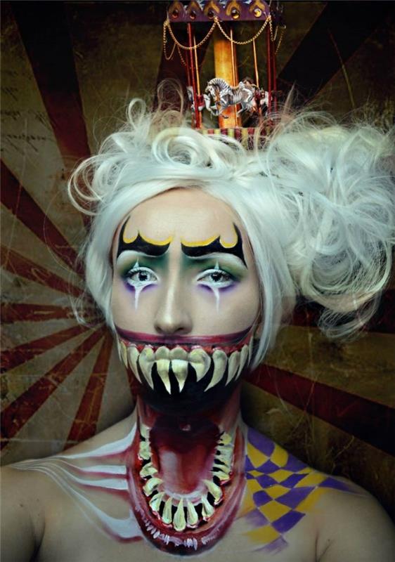 Ιδέες για μακιγιάζ αποκριών από την έμπνευση του τσίρκου Joyce Spakman