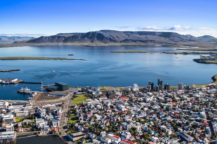 Πρωτεύουσα Ισλανδία Ρέικιαβικ αξιοθέατα κόλπος Faxaflói