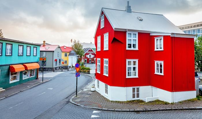Η πρωτεύουσα της Ισλανδίας Ρέικιαβικ αρχιτεκτονική ορόσημα