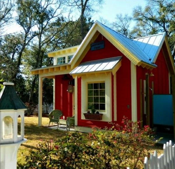 Σπίτι ζωγραφική χρώμα κόκκινο σπίτι πρόσοψη χρώμα χρώμα ιδέες σχεδιασμού