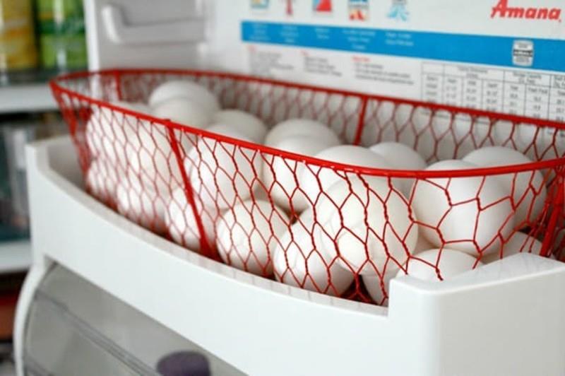 οικιακές συμβουλές ψυγείο περισσότερος χώρος αποθήκευσης αυγών