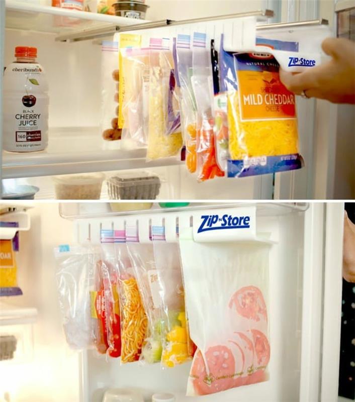 οικιακές συμβουλές ψυγείο δημιουργούν περισσότερο χώρο αποθήκευσης παραγγελία