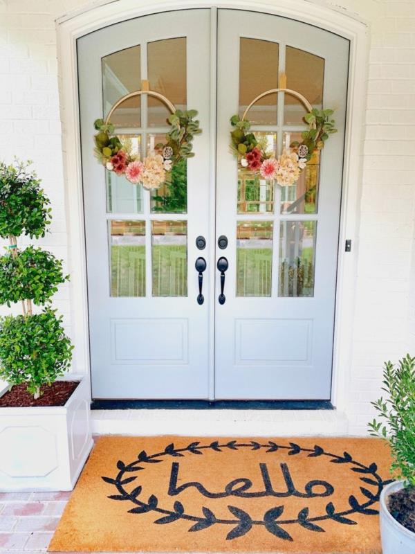 Φτιάξτε τις δικές σας φθινοπωρινές οδηγίες για το στεφάνι της πόρτας