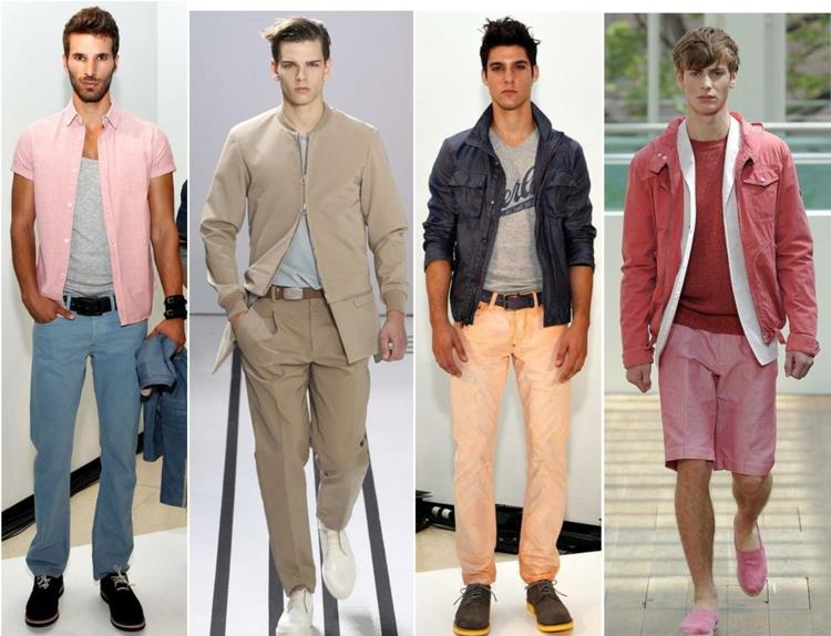 Ανδρικά παντελόνια 2016 τάσεις παστέλ χρώματα μοντέρνα παντελόνια άνδρες