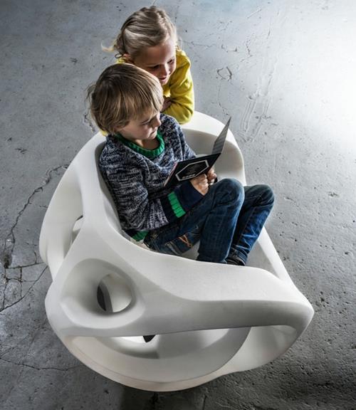 Έπιπλα υψηλής τεχνολογίας σχεδιάζει ιδέα πρωτότυπες καρέκλες για παιδιά