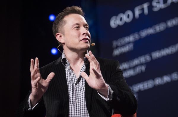 Η ιδιοφυΐα υψηλής τεχνολογίας Elon Musk Philanthropist και η ιδιοφυΐα εντάχθηκαν σε ένα