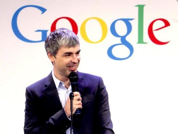 Ο ιδιοφυής υψηλής τεχνολογίας Larry Page ιδρυτής της Google