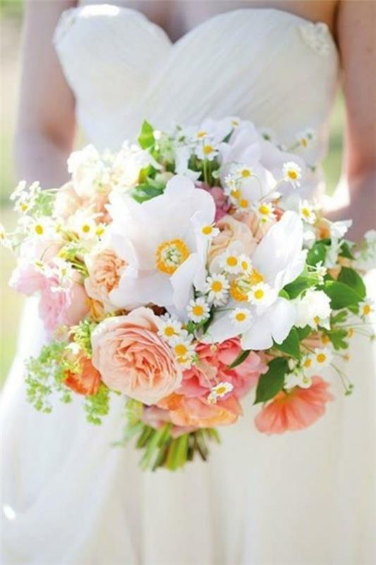 Γαμήλια λουλούδια δροσερές νυφικές ανθοδέσμες εικόνες πολύχρωμες