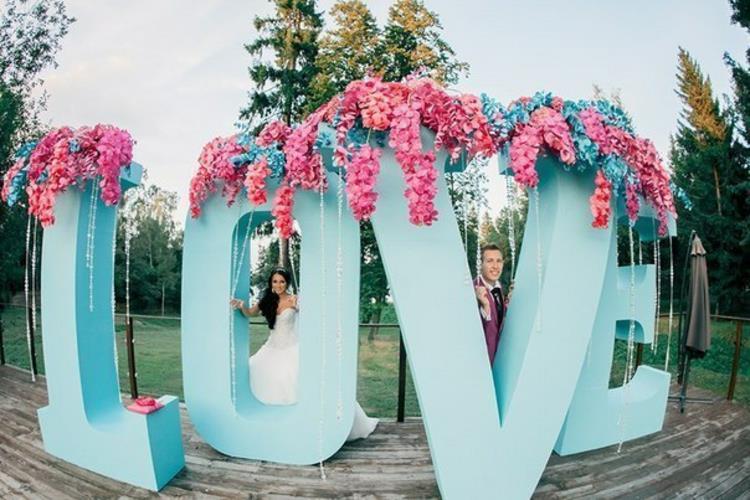 Ιδέες για πάρτι γάμου ροζ μπλε ρομαντικό ντεκόρ γάμου