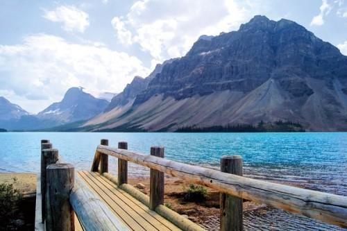 Εθνικό πάρκο Wooden Bridge Bow Lake Banff, Καναδάς