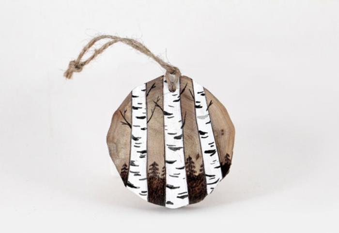 Τέχνη ξύλου από διακόσμηση καλλιτέχνη ξύλου βιολογικής τέχνης κοσμήματα δάσος σημύδας