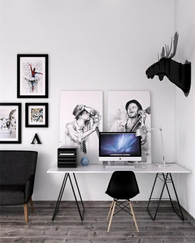 Δημιουργήστε τα έπιπλα γραφείου του σπιτιού σας Δημιουργήστε και διακοσμήστε τον χώρο εργασίας σας με σκανδιναβικό τρόπο