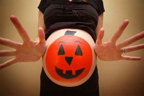 Φρίκη Απόκριες εικόνες κοιλιά φρίκη έγκυος