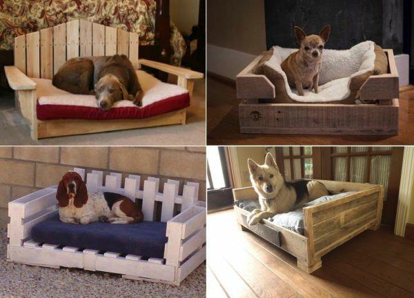 Κρεβάτια σκύλων ξύλινοι καναπέδες γάτας κατοικίδια μικρά