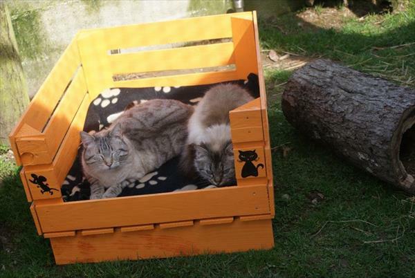 Ξύλινα κρεβάτια σκύλων καναπέδες γάτας ασφαλή κατοικίδια