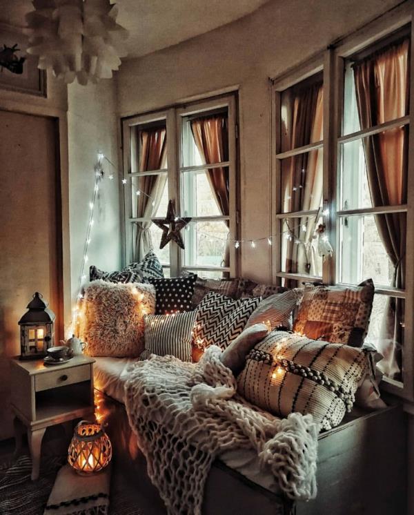 Hygge trend cozy χαλαρωτική γωνιά άνεσης