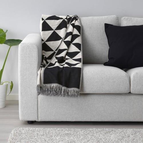 Κατάλογος Ikea Johanne Throw ρίξτε κουβέρτα ιδανική για πιο δροσερά βράδια