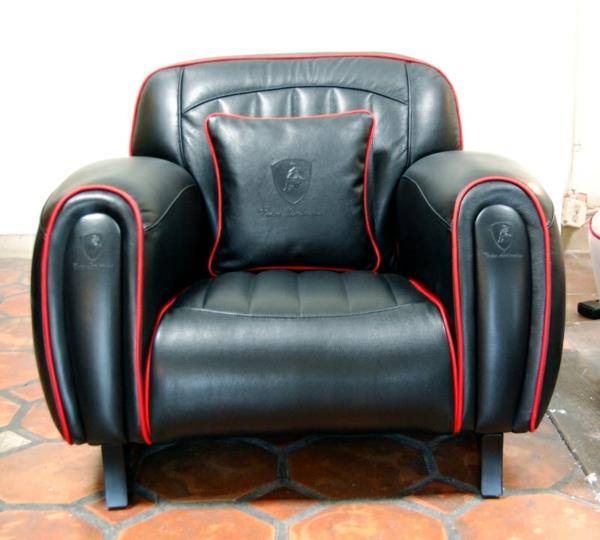 Πολυθρόνα Imola S από μαύρη καρέκλα Tonino Lamborghini