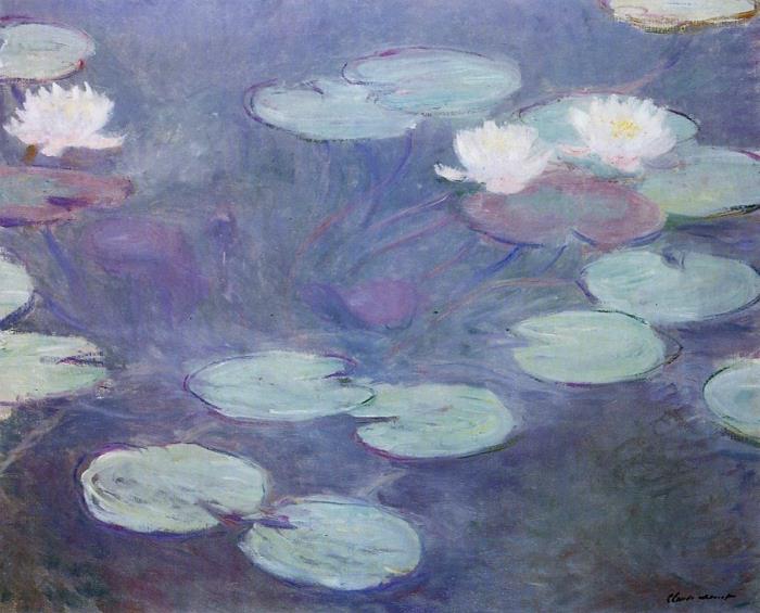 Εντύπωση ism νούφαρα Monet oil