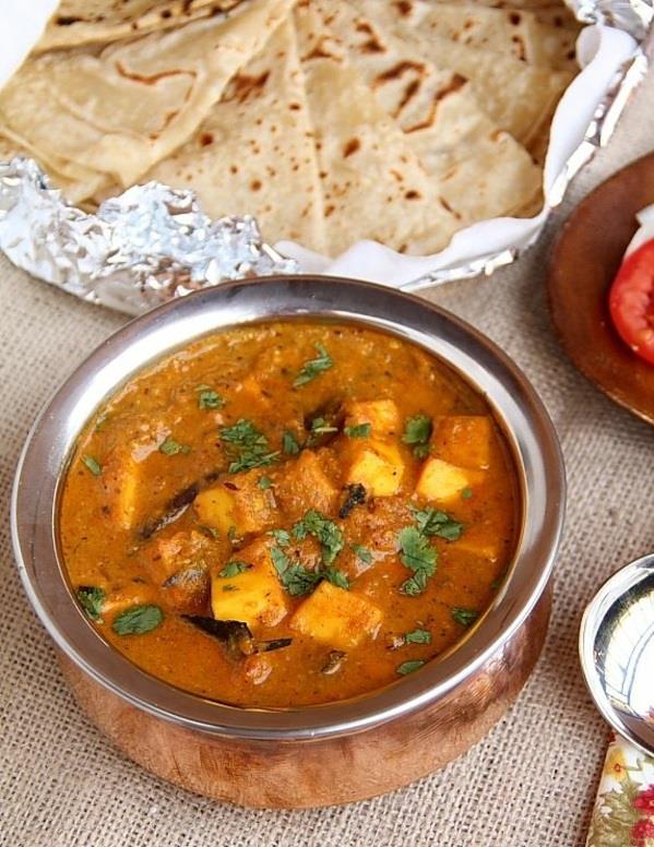 Ινδικό μαγείρεμα ινδικό φαγητό για χορτοφάγους