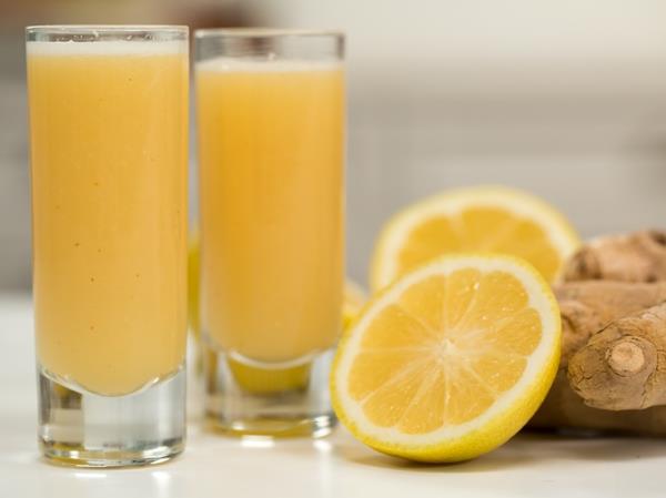 Συνταγή Ginger Shot Συνταγή Χυμού Λεμονιού Υγιή Ποτά