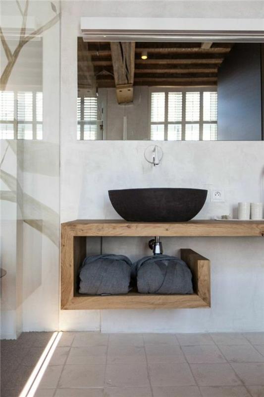 Ιδέες επίπλωσης εσωτερικών χώρων Παραδείγματα επίπλων Έπιπλα μπάνιου από αληθινό ξύλο