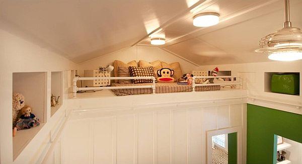 Καινοτόμες ιδέες σχεδιαστών για ξύλινη σοφίτα παιδικού δωματίου