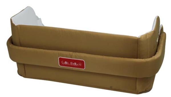 δροσερό βρεφικό κρεβάτι Cully Belly Co Sleeper καφέ