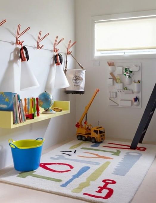 Ενδιαφέροντα σχέδια παιδικά ντουλάπια με γάντζους τοίχου διακόσμηση παιδιά