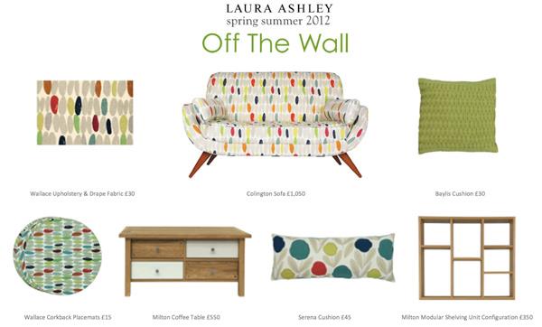 Εσωτερικοί χώροι Laura Ashley Νέα funky συλλογή επίπλων διακόσμησης