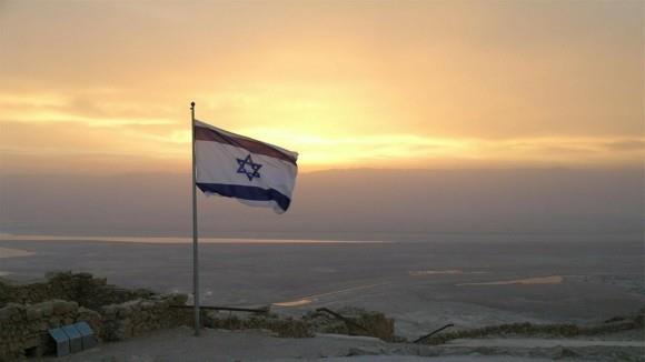 Συμβουλές ταξιδιού Ισραήλ σημαία ηλιοβασίλεμα Ιερουσαλήμ