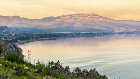 Συμβουλές ταξιδιού Ισραήλ Όμορφη φύση της θάλασσας της Γαλιλαίας