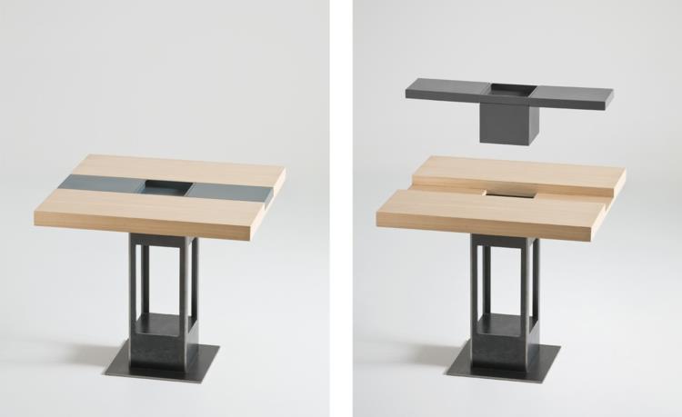 Ιταλός σχεδιαστής επίπλων Alessandro Isola kaiseki τραπέζι σχεδιαστών επίπλων τραπεζαρίας
