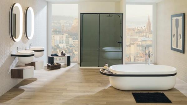 Ιαπωνικές ιδέες εσωτερικού σχεδιασμού σχεδιασμού μπάνιου Japandi 2020
