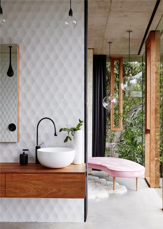 Μοντέρνο μπάνιο αρχιτεκτονικού σπιτιού Jesse Bennet Planchonella