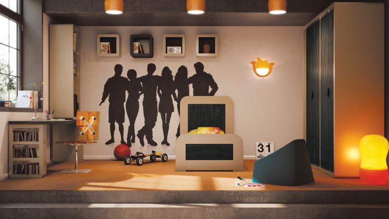 Ιδέες για νεανικά δωμάτια έπιπλα δωματίου νέας δημιουργίας διακοσμητικά χαλκομανίες τοίχου