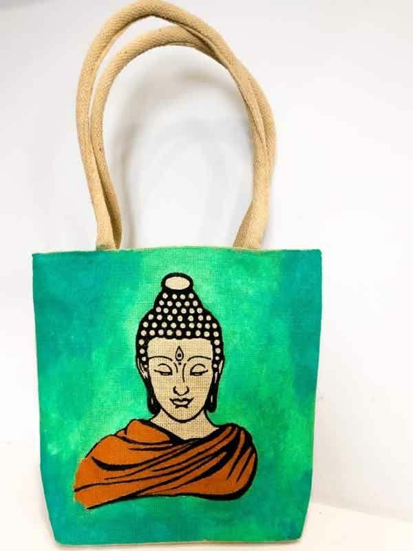 Οι τσάντες από γιούτα χρωματίζουν πρακτικές συμβουλές Βούδας